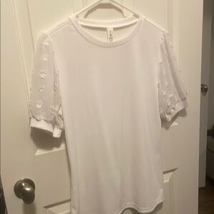 Elegant White Women's Top